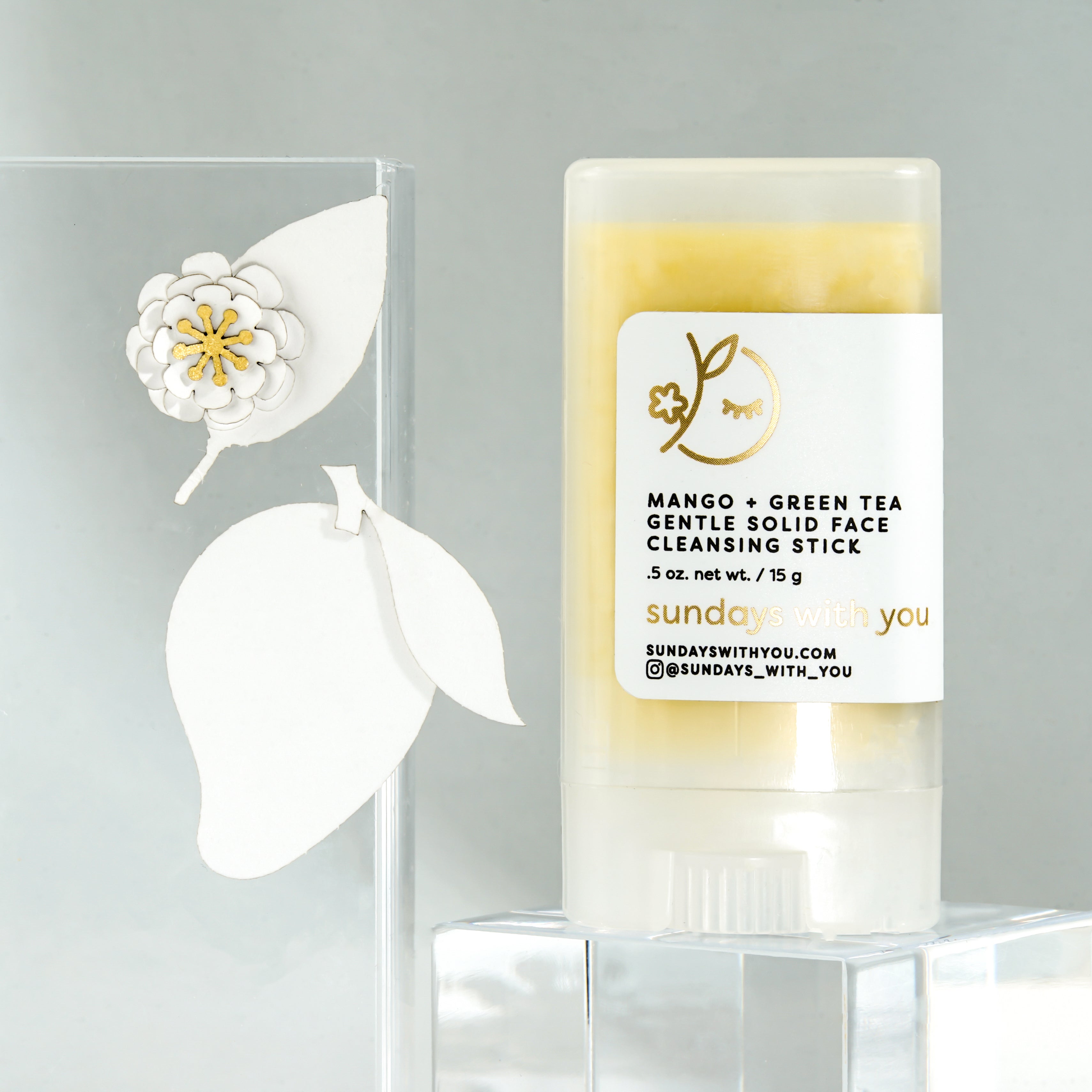 Mango + Green Tea Gentle Solid Face Cleanser