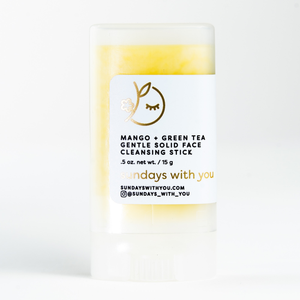 Mango + Green Tea Gentle Solid Face Cleanser