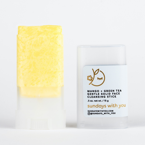 Mango + Green Tea Gentle Solid Face Cleanser